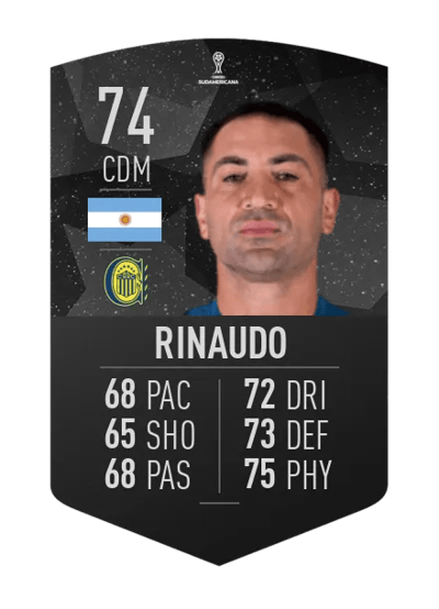 Fabián Rinaudo CONMEBOL SUDAMERICANA 74 OVR