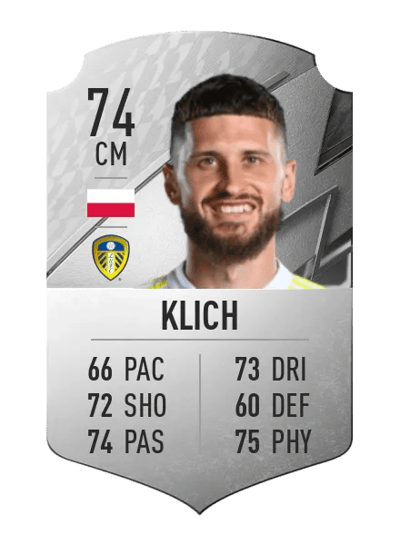 Mateusz Klich Rare 74 OVR