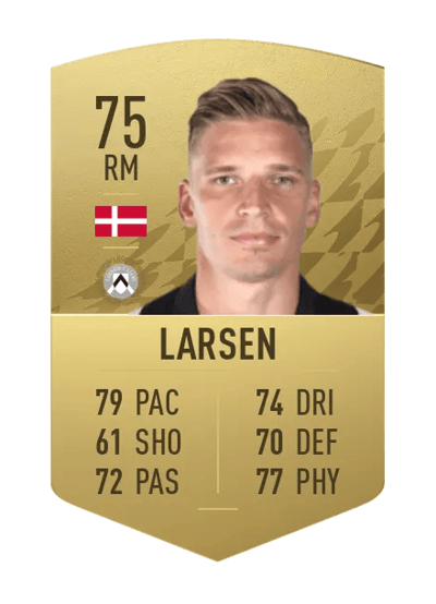 Jens Stryger Larsen Common 75 OVR