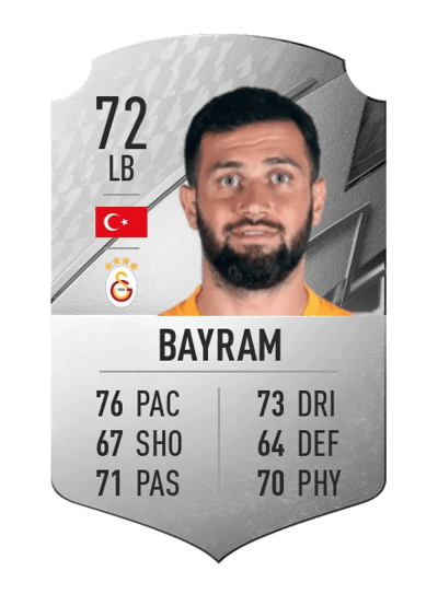 Ömer Bayram Rare 72 OVR