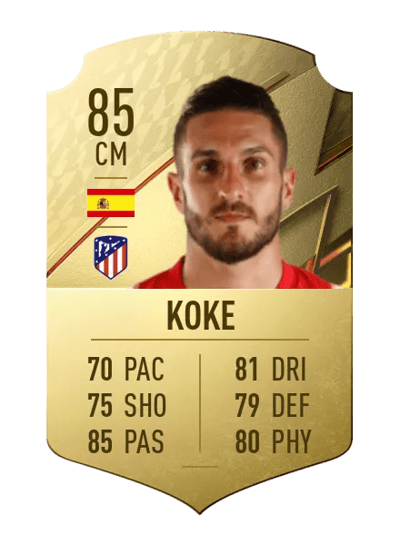 Koke Rare 85 OVR