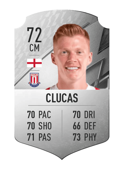 Sam Clucas Rare 72 OVR
