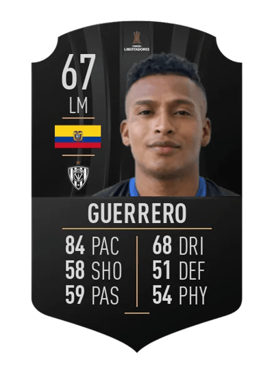 Fernando Guerrero CONMEBOL LIBERTADORES 67 OVR