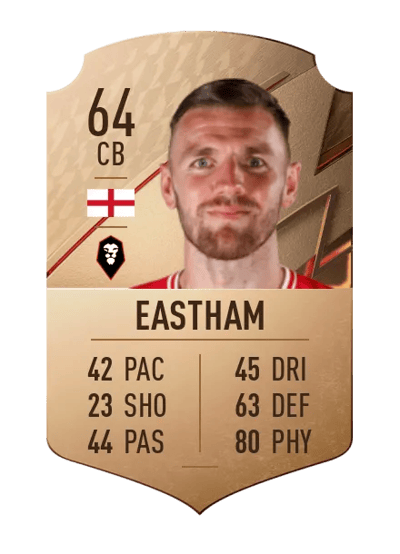 Ashley Eastham Rare 64 OVR