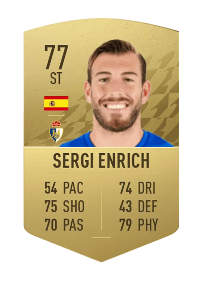Sergi Enrich Common 77 OVR