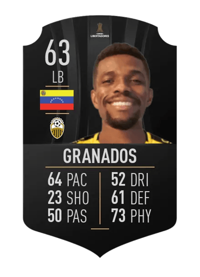 José Luis Granados CONMEBOL LIBERTADORES 63 OVR