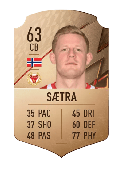 Lars Sætra Rare 63 OVR