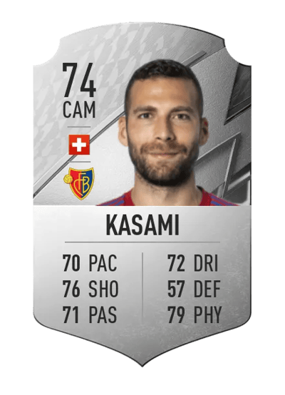 Pajtim Kasami Rare 74 OVR