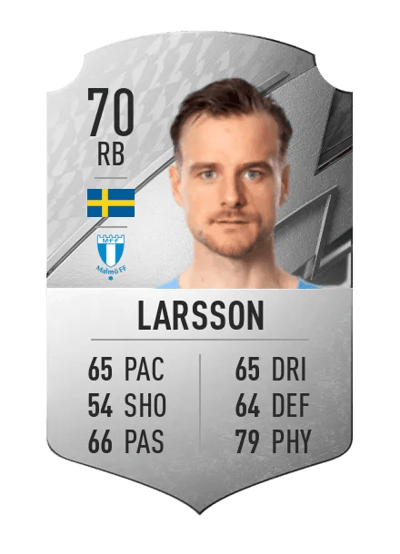 Eric Larsson Rare 70 OVR