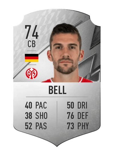 Stefan Bell Rare 74 OVR