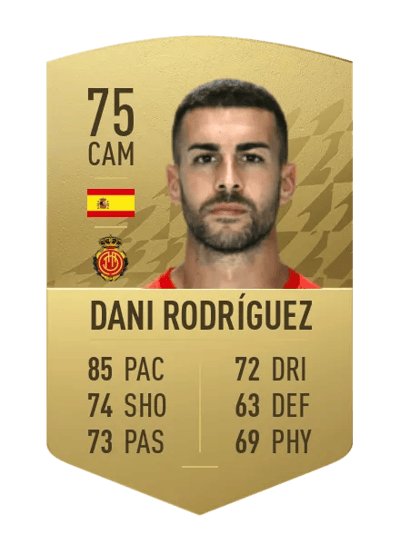 Dani Rodríguez Common 75 OVR
