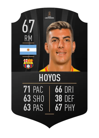 Michael Hoyos CONMEBOL LIBERTADORES 67 OVR