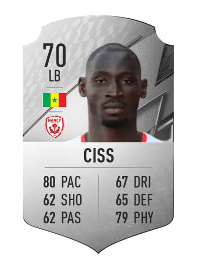 Saliou Ciss Rare 70 OVR