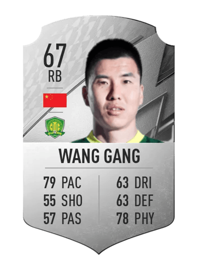 Wang Gang Rare 67 OVR