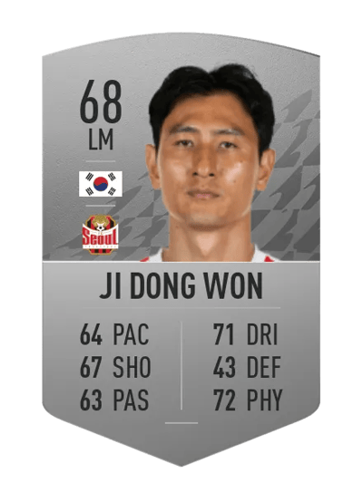Ji Dong Won Common 68 OVR