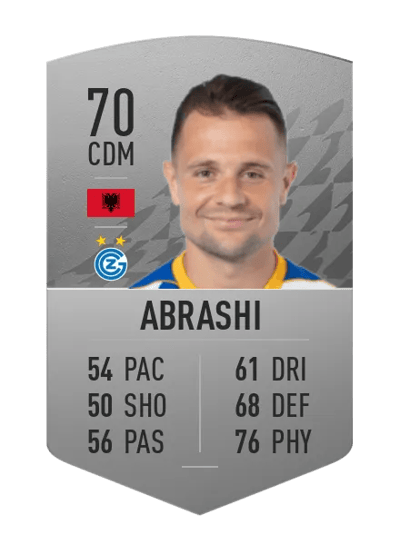 Amir Abrashi Common 70 OVR