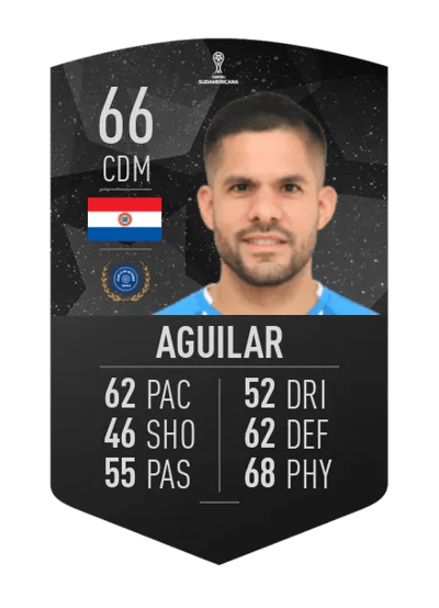 Juan Aguilar CONMEBOL SUDAMERICANA 66 OVR
