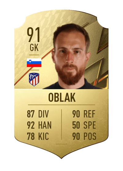 Jan Oblak Rare 91 OVR