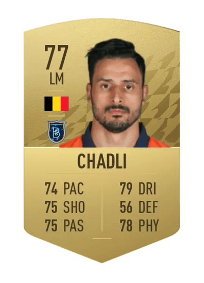 Nacer Chadli Common 77 OVR