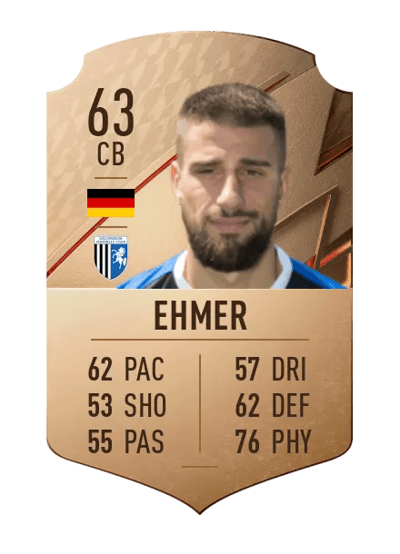 Max Ehmer Rare 63 OVR