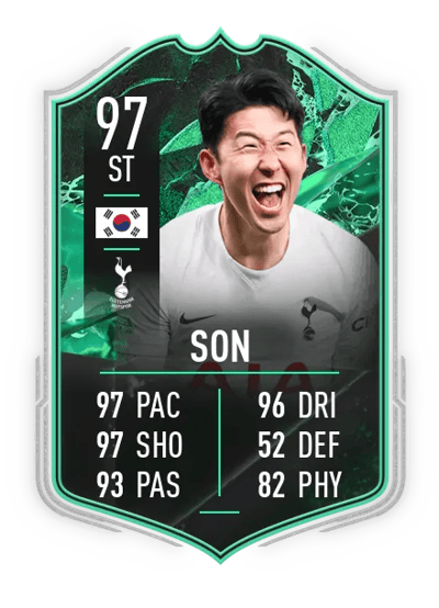 Heung Min Son SHAPESHIFTERS 97 OVR