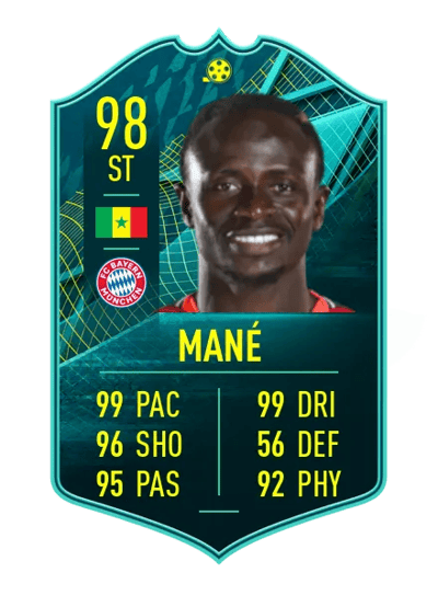 Sadio Mané PLAYER MOMENTS 98 OVR