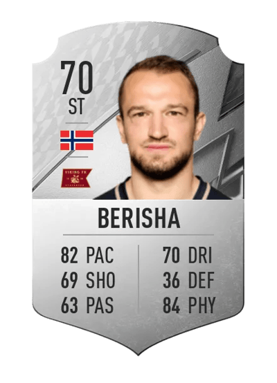 Veton Berisha Rare 70 OVR