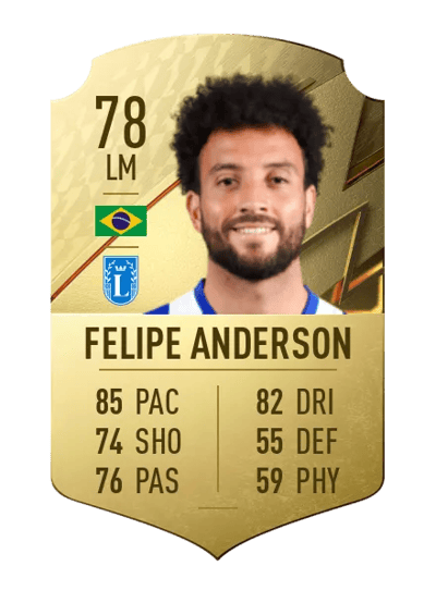 Felipe Anderson Rare 78 OVR