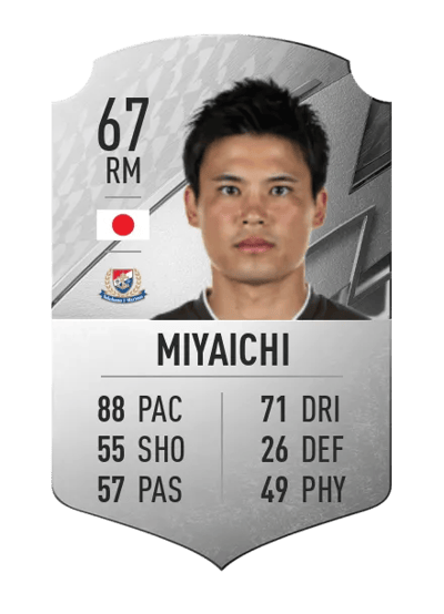 Ryō Miyaichi Rare 67 OVR