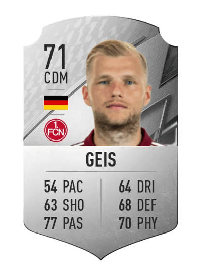Johannes Geis Rare 71 OVR
