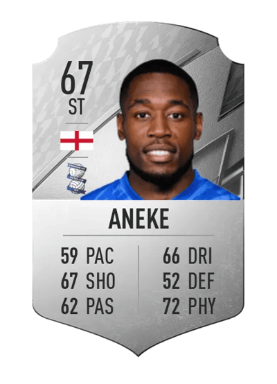 Chuks Aneke Rare 67 OVR