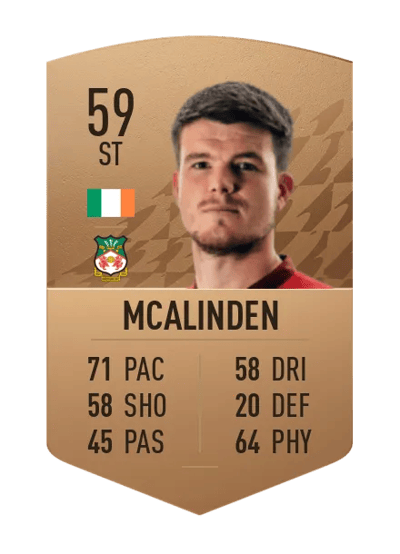 Liam McAlinden Common 59 OVR
