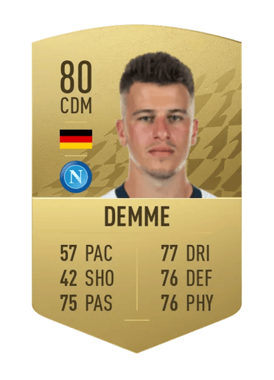 Diego Demme Common 80 OVR