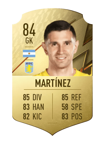 Emiliano Martínez Rare 84 OVR