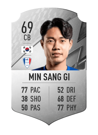 Min Sang Gi Rare 69 OVR