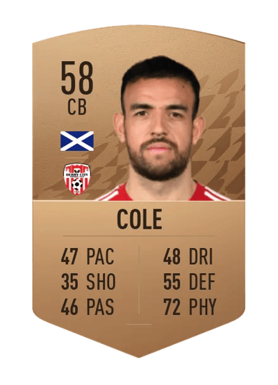 Darren Cole Common 58 OVR