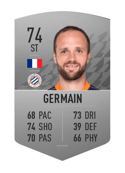 Valère Germain Common 74 OVR