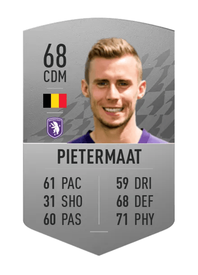 Tom Pietermaat Common 68 OVR