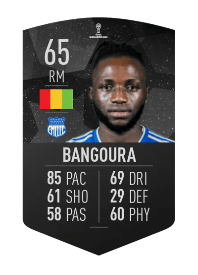 Lass Bangoura CONMEBOL SUDAMERICANA 65 OVR