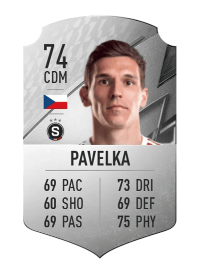David Pavelka Rare 74 OVR