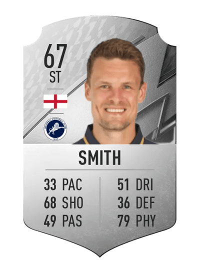 Matt Smith Rare 67 OVR