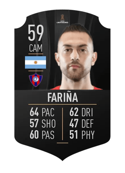 Luis Fariña CONMEBOL LIBERTADORES 59 OVR