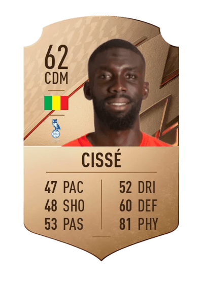 Ousseynou Cissé Rare 62 OVR