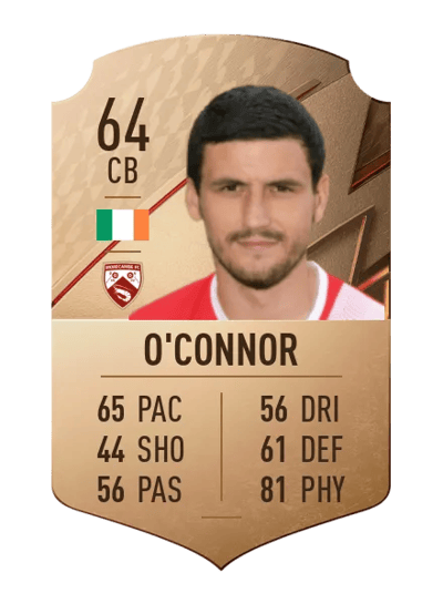 Anthony O'Connor Rare 64 OVR