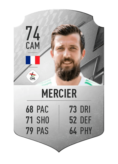 Xavier Mercier Rare 74 OVR