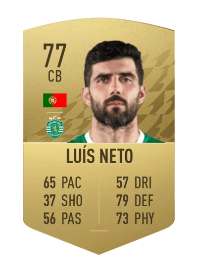 Luís Neto Common 77 OVR