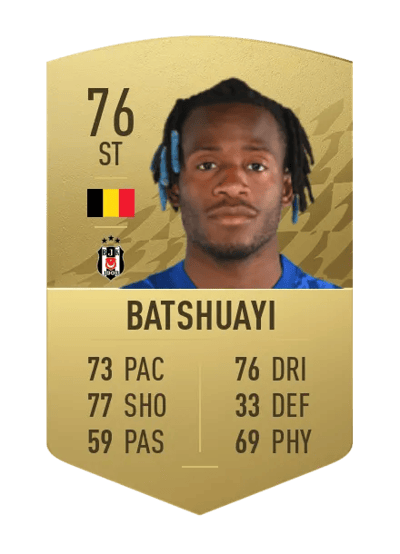 Michy Batshuayi Common 76 OVR