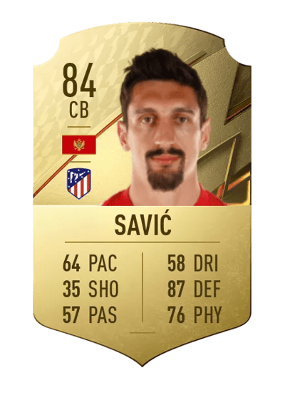 Stefan Savić Rare 84 OVR