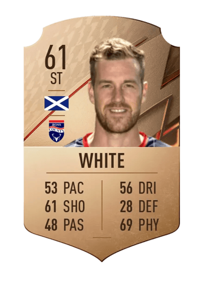 Jordan White Rare 61 OVR