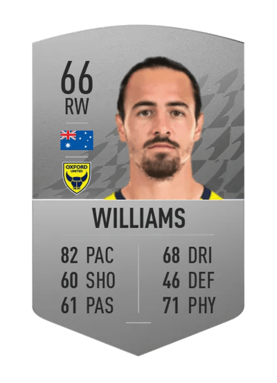 Ryan Williams Common 66 OVR